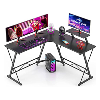 Mr IRONSTONE L Shaped Gaming Desk